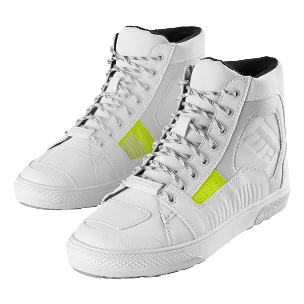 Sneakers Moto Furygan Sacramento D3O White Grey Yellow Fluo Sneakers Moto Furygan Sacramento D3O White Grey Yellow Fluo