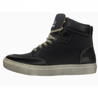 Sneakers Moto Helstons Kobe Armalith Leather Grey Black Sneakers Moto Helstons Kobe Armalith Leather Grey Black