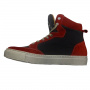 Sneakers Moto Helstons Kobe Armalith Leather Red Grey