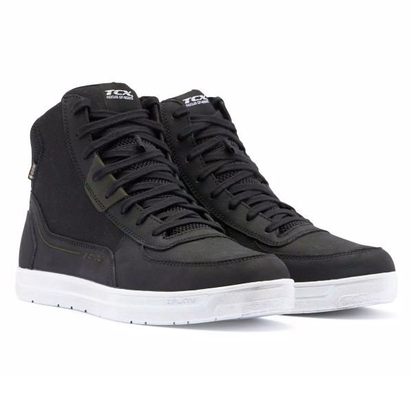Sneakers Moto TCX Mood 2 Gore-Tex Nero Bianco Verde