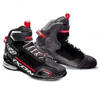 Sneakers Moto Ixon Bull Knit Black White Red
