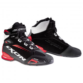 Sneakers Moto Ixon Bull WP Black White Red Sneakers Moto Ixon Bull WP Black White Red