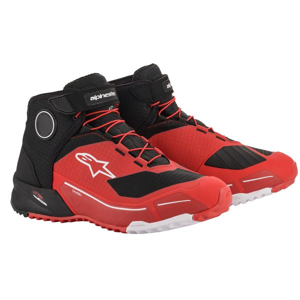 Sneakers Moto Alpinestars CR-X Drystar Rosso Nero