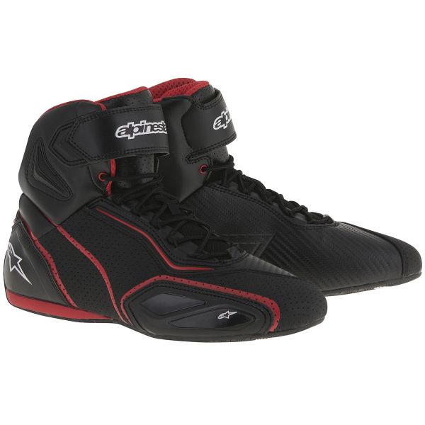 Sneakers Moto Alpinestars Faster 2 Vented Black Red