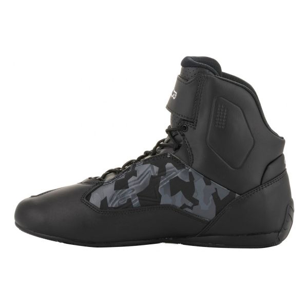 Alpinestars Faster 3 Nero Grigio Camo Rosso Fluo