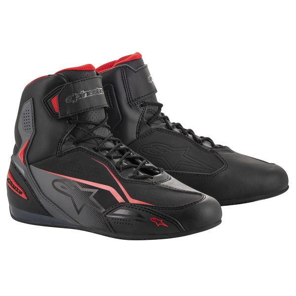 Sneakers Moto Alpinestars Faster 3 Black Grey Red