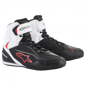 Sneakers Moto Alpinestars Faster 3 Nero Bianco Rosso Sneakers Moto Alpinestars Faster 3 Nero Bianco Rosso