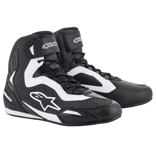 Sneakers Moto Alpinestars Faster 3 Rideknit Black White