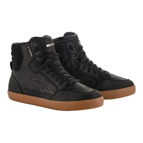 Sneakers Moto Alpinestars J-6 Pistola nera impermeabile Sneakers Moto Alpinestars J-6 Pistola nera impermeabile