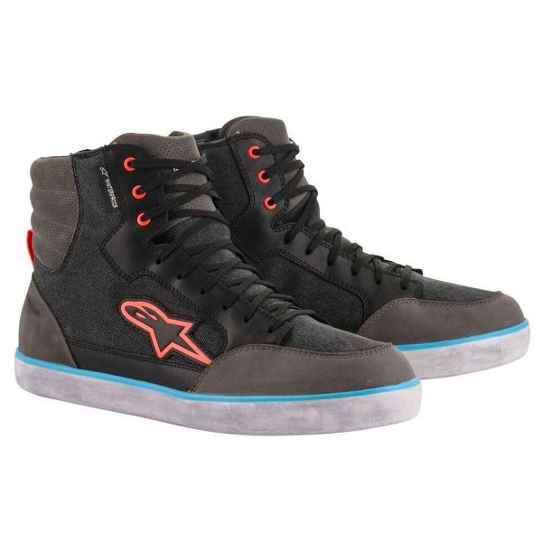 Sneakers Moto Alpinestars J-6 Tela impermeabile Nero Antracite Azzurro Sneakers Moto Alpinestars J-6 Tela impermeabile Nero Antracite Azzurro