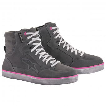 Sneakers Moto Alpinestars J-6 Waterproof Woman Light Gray Fuchsia Sneakers Moto Alpinestars J-6 Waterproof Woman Light Gray Fuchsia