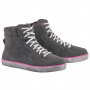 Sneakers Moto Alpinestars J-6 Waterproof Woman Light Gray Fuchsia