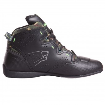 Sneakers Moto Bering Jasper Waterproof Black Green Camo