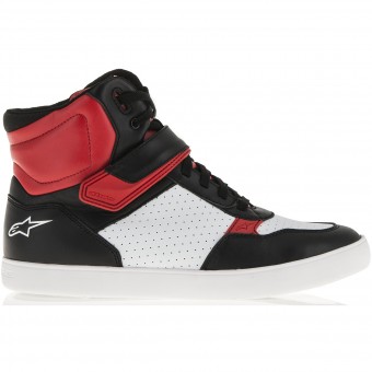 Sneakers Moto Alpinestars Lunar Black White Red