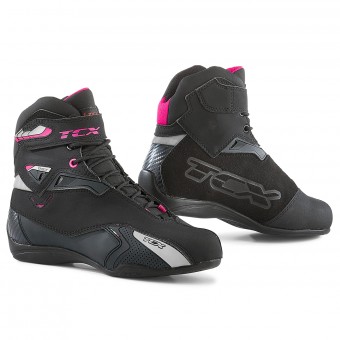 Sneakers Moto TCX Rush Lady Waterproof Nero Fucsia Sneakers Moto TCX Rush Lady Waterproof Nero Fucsia