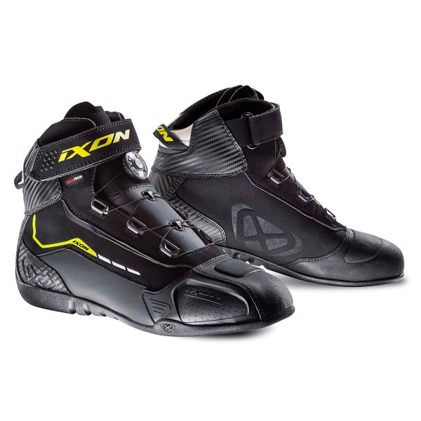 Sneakers Moto Ixon Soldier Evo Nero Giallo Vivo