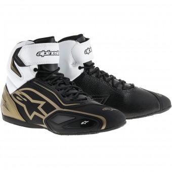 Sneakers Moto Alpinestars Stella Faster 2 Black White Gold