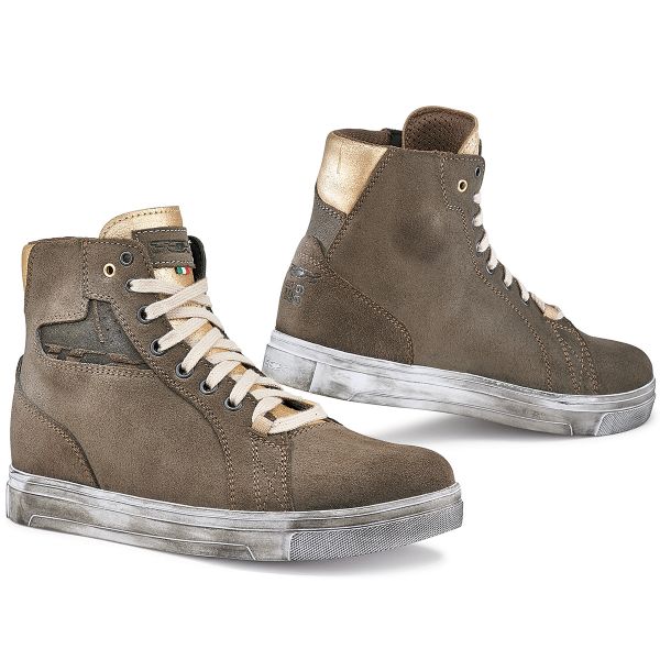Sneakers Moto TCX Street Ace Lady Taupe Gold