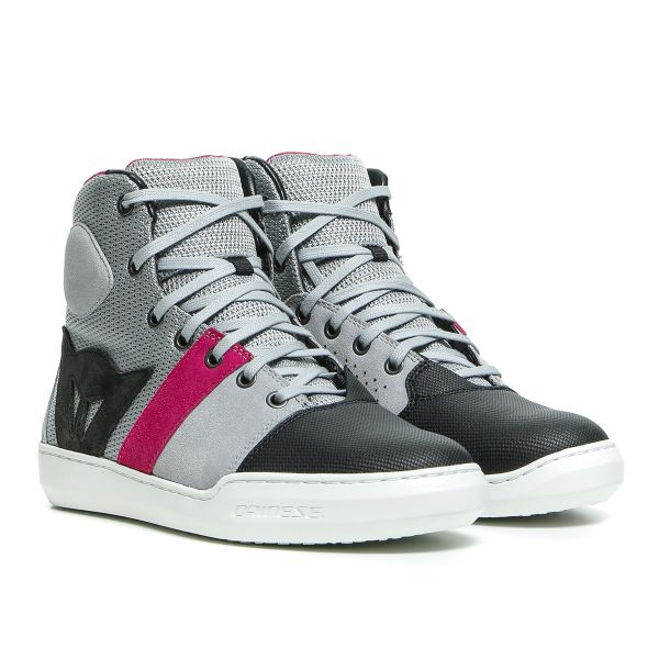 Sneakers Moto Dainese York Air Lady Light Grey Coral
