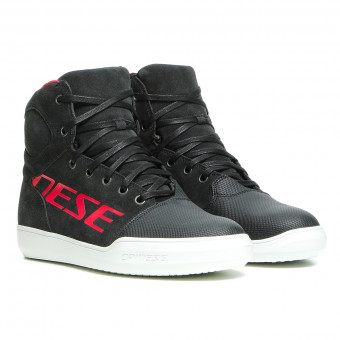 Sneakers Moto Dainese York D-Wp Lady Dark Carbon Red Sneakers Moto Dainese York D-Wp Lady Dark Carbon Red