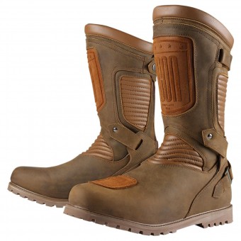 Stivali Moto ICON 1000 Prep Waterproof Brown
