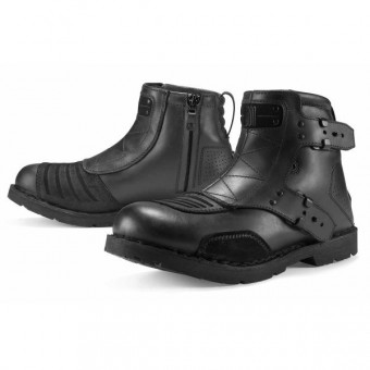 Stivali Moto ICON El Bajo Johnny Black