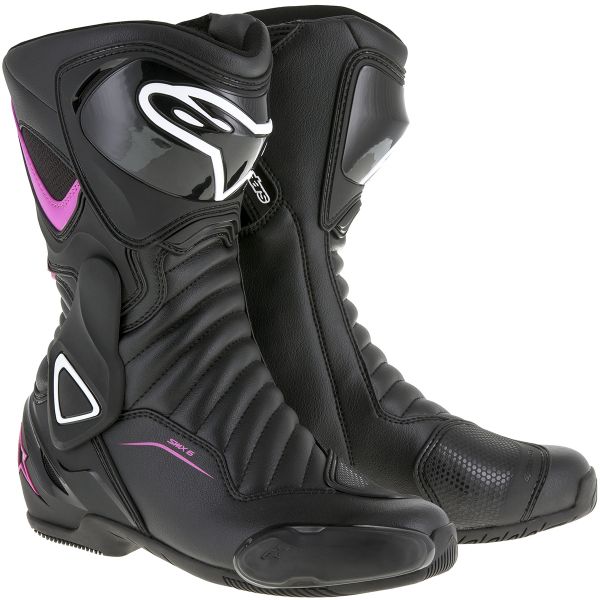 Stivali Moto Alpinestars Stella SMX-6 V2 Black Fuchsia White