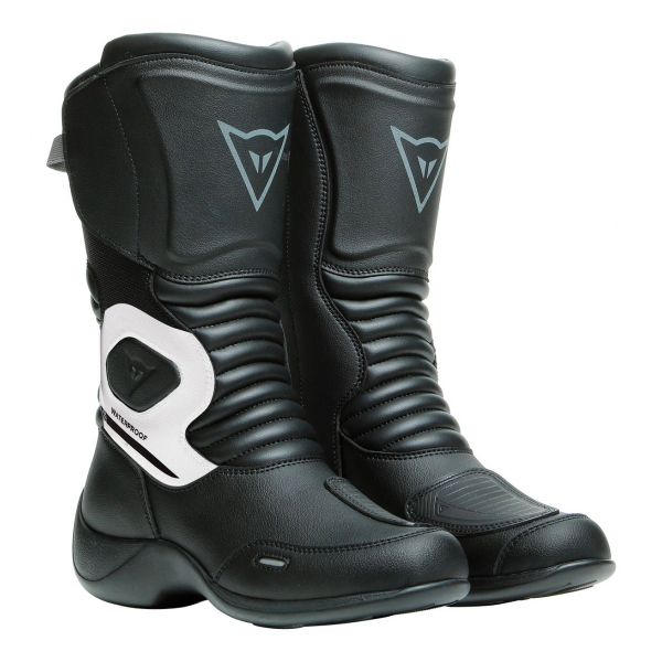 Stivali Moto Dainese Aurora Lady D-Wp Black White