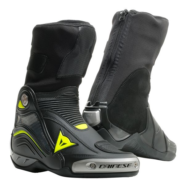 Stivali Moto Dainese Axial D1 Black Yellow Fluo