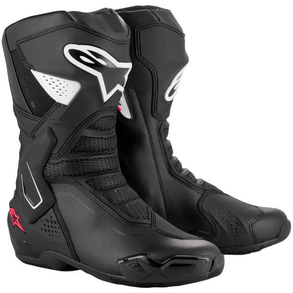 Stivali Moto Alpinestars Stella SMX-6 V3 Black White Diva Pink Stivali Moto Alpinestars Stella SMX-6 V3 Black White Diva Pink