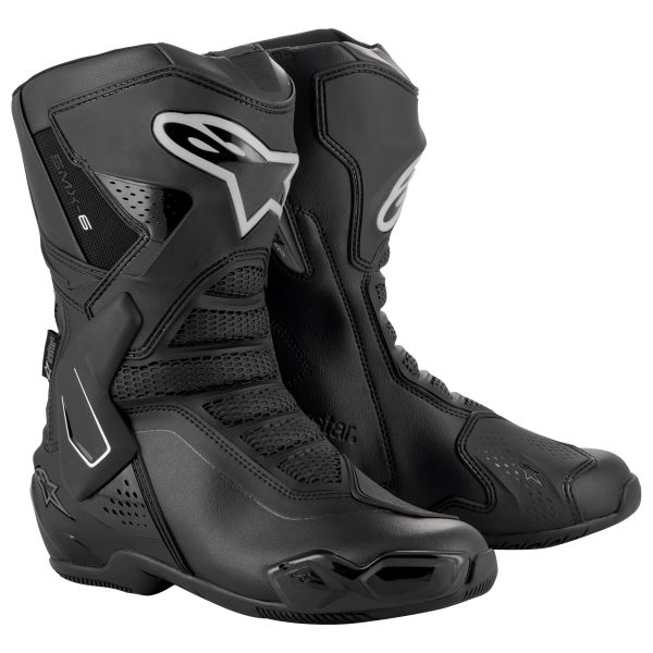 Stivali Moto Alpinestars Stella SMX-6 V3 Drystar Black Silver Stivali Moto Alpinestars Stella SMX-6 V3 Drystar Black Silver