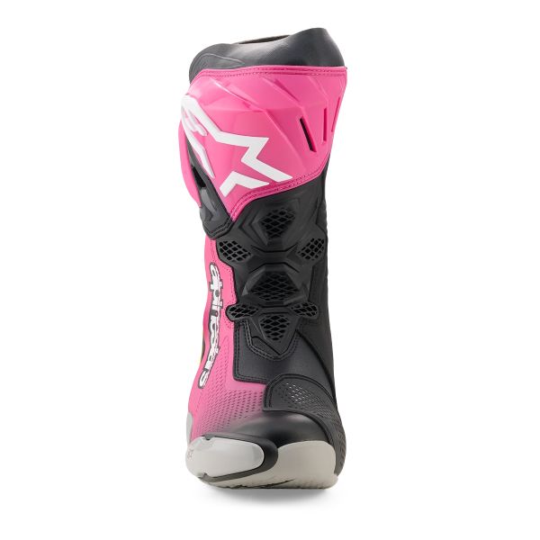 Alpinestars Supertech R Boot Black Magenta White Yellow