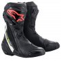 Stivali Moto Alpinestars Stivale Supertech R Nero Bianco Rosso Giallo Fluo