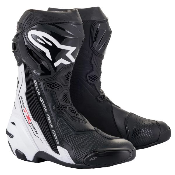 Stivali Moto Alpinestars Stivale Supertech R Nero Bianco Stivali Moto Alpinestars Stivale Supertech R Nero Bianco
