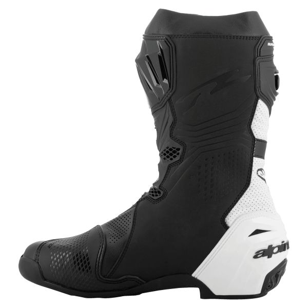 Alpinestars Supertech R Vented Boot Black White Black White