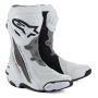 Stivali Moto Alpinestars Supertech R Ventilato Bianco Medio Grigio Nero
