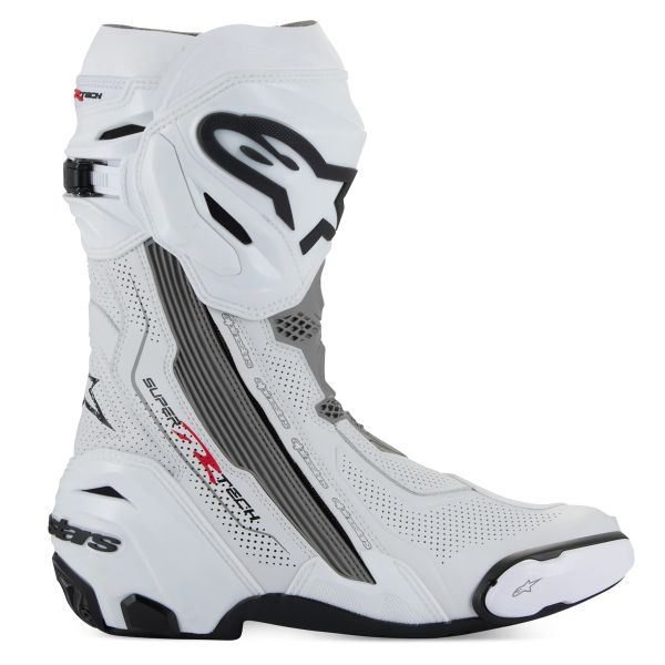 Alpinestars Supertech R Ventilato Bianco Medio Grigio Nero