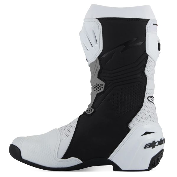 Alpinestars Supertech R Ventilato Bianco Medio Grigio Nero