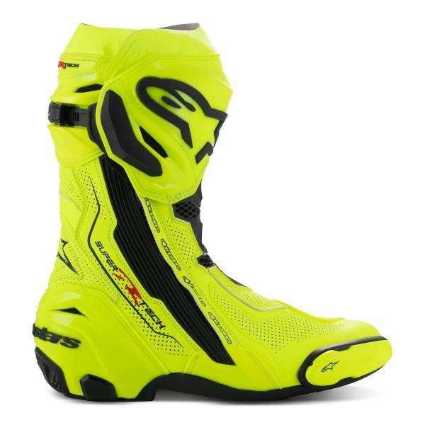 Alpinestars Supertech R Vented Yellow Fluo Black