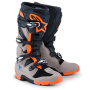 Stivali Moto Alpinestars Tech 7 Enduro Black Warm Gray Orange Fluo