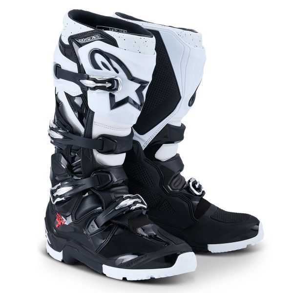 Stivali Moto Alpinestars Tech 7 Enduro Black White