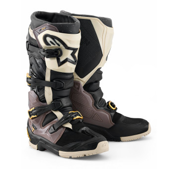 Stivali Moto Alpinestars Tech 7 Enduro Drystar Black Dark Gray Gold