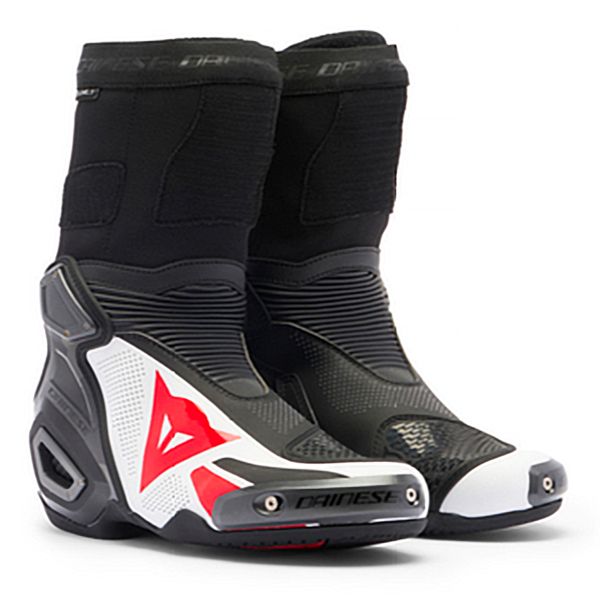 Stivali Moto Dainese Axial 2 Air Black White Lava Red Stivali Moto Dainese Axial 2 Air Black White Lava Red