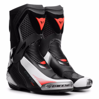 Stivali Moto Dainese Torque 4 Woman Black White Red Fluo