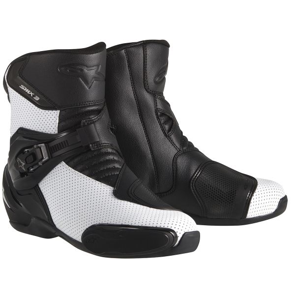 Stivali Moto Alpinestars S-MX 3 Black White Vented