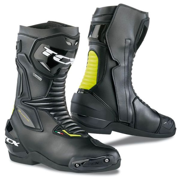 Stivali Moto TCX SP-Master Gore-Tex Nero Giallo