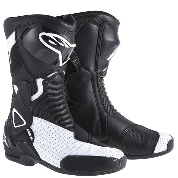 Stivali Moto Alpinestars Stella SMX-6 Black White Vented