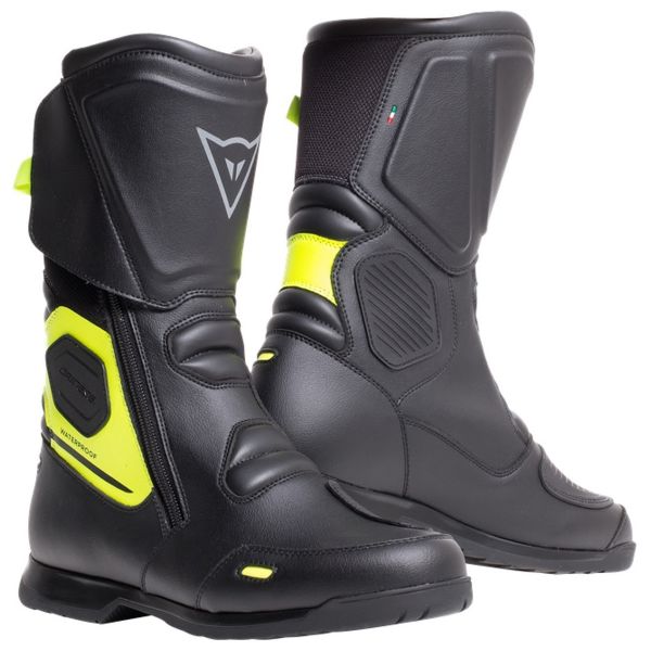 Stivali Moto Dainese X-Tourer D-WP Black Fluo Yellow