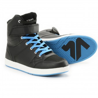 Scarpe Moto V'Quattro Milano Holiday Nero Blu