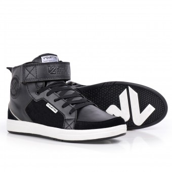 Scarpe Moto V'Quattro Milano Midcut Original Black